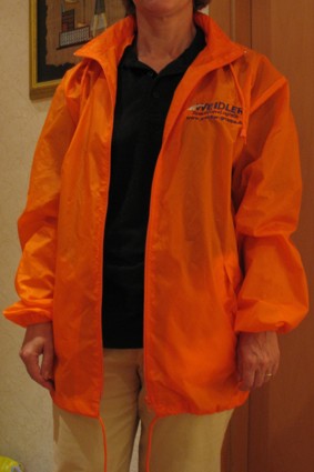 Wetterjacke von vorn